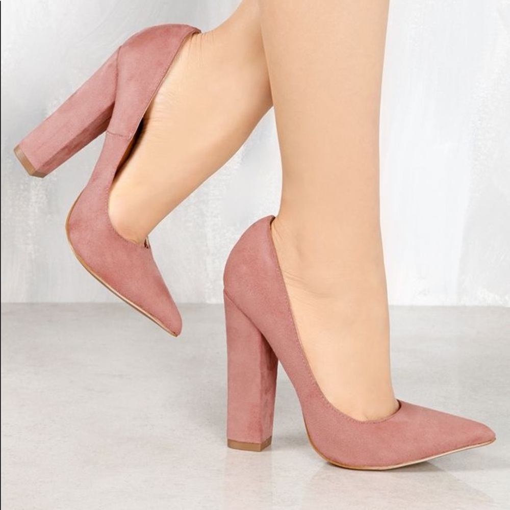 Lola Shoetique Faux Suede Pumps